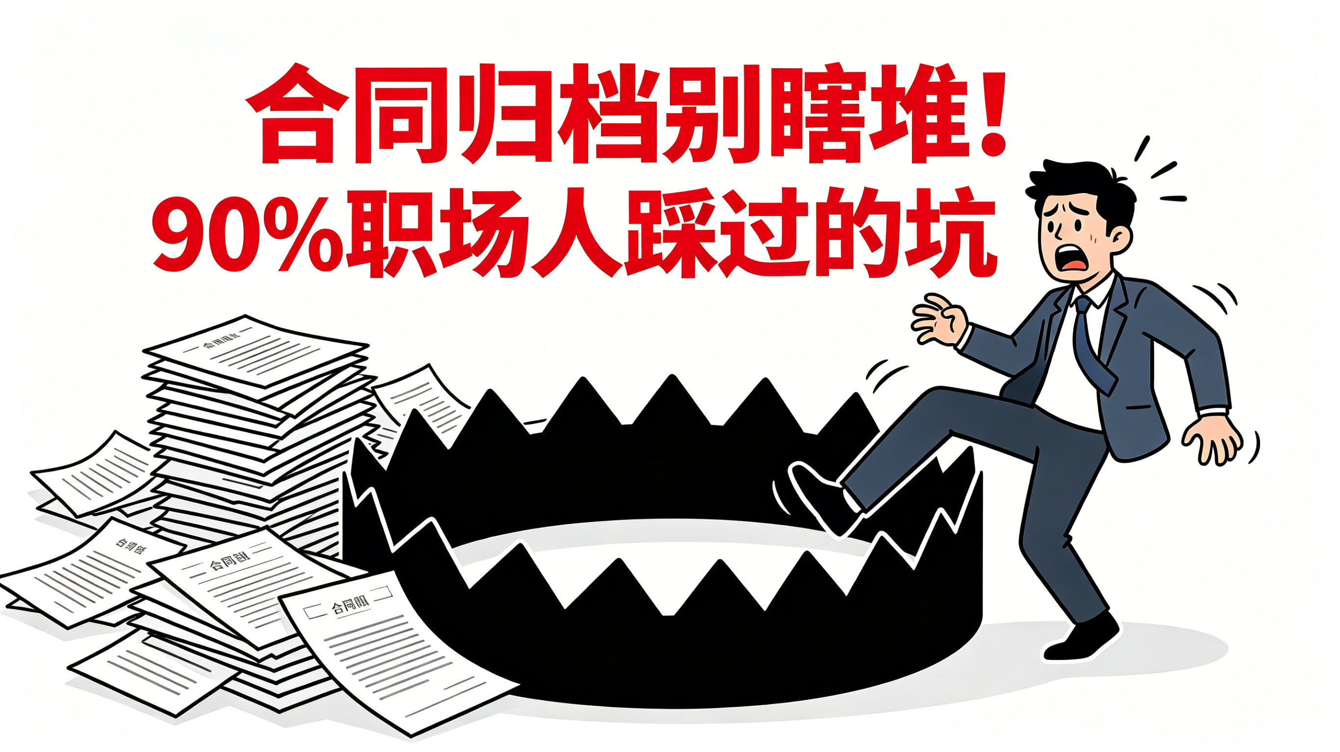 合同归档别瞎堆！90%职场人踩过的坑，一篇全避开