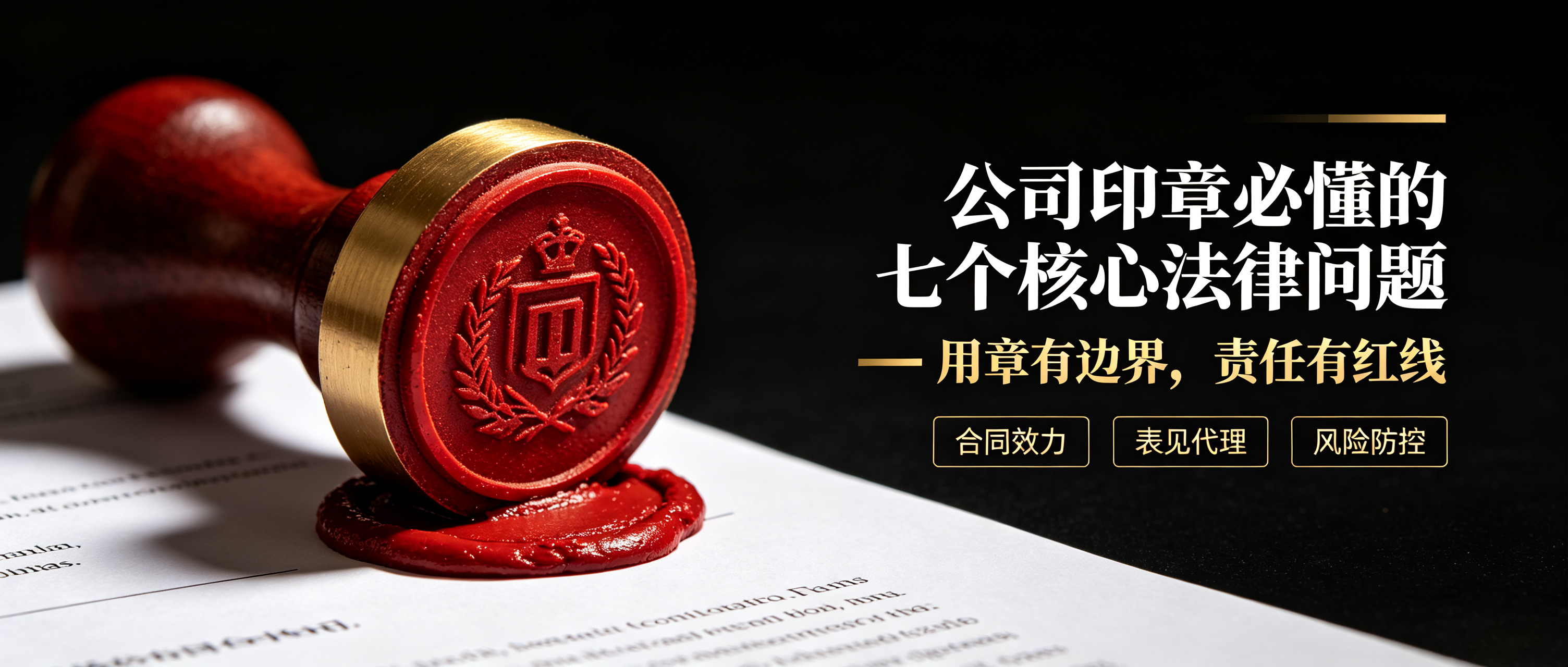 公司印章必懂的七个核心法律问题!90%的企业都踩过坑