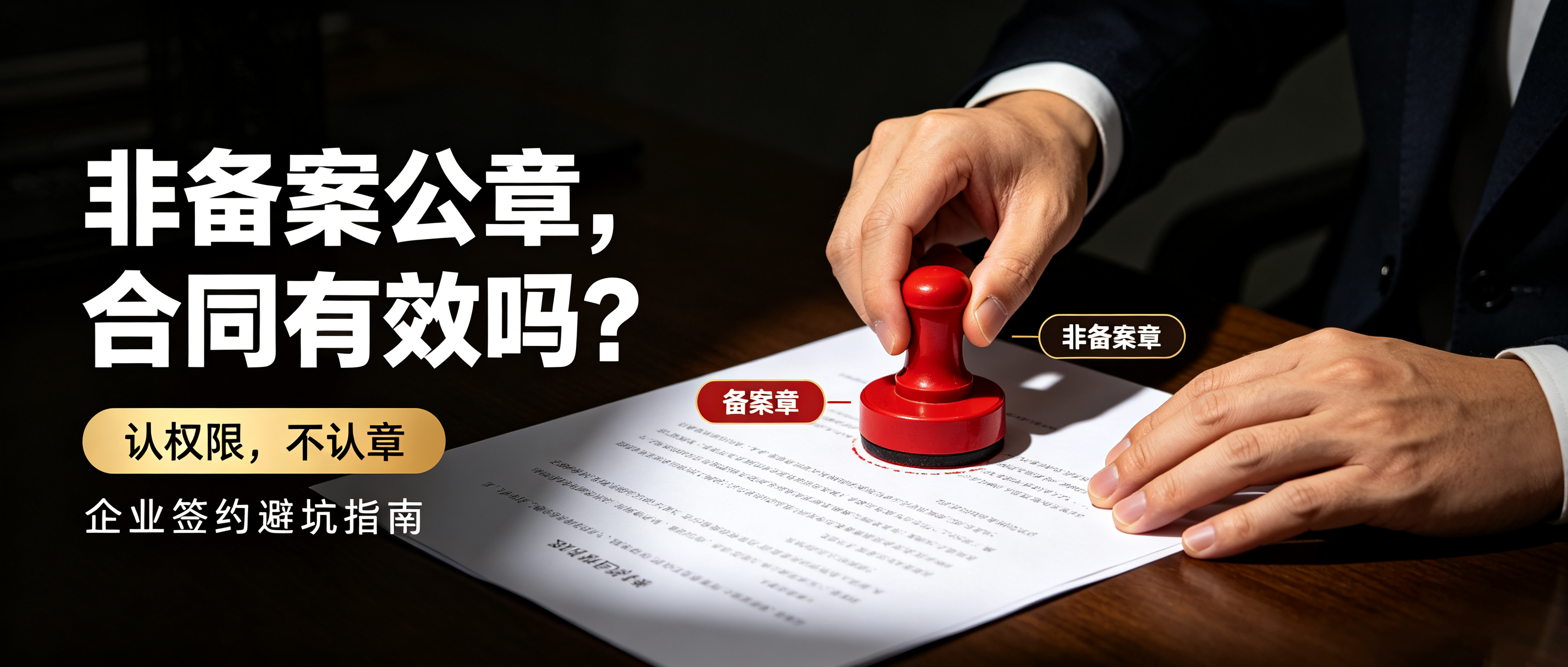 非备案公章盖的合同,有效吗?最高院裁判规则 做商事交易、签合同的朋友,